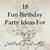 birthday party ideas for twenty somethings