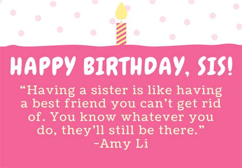 Birthday Quotes For Sister: Celebrating The Bond Of Siblings
