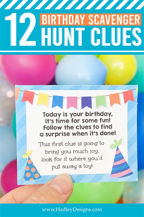 Birthday Scavenger Hunt: A Fun Way To Celebrate Your Special Day