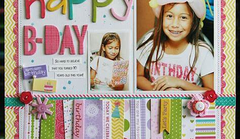 Birthday Scrapbook | Mini Birthday Album | #simplycreative26 | #51