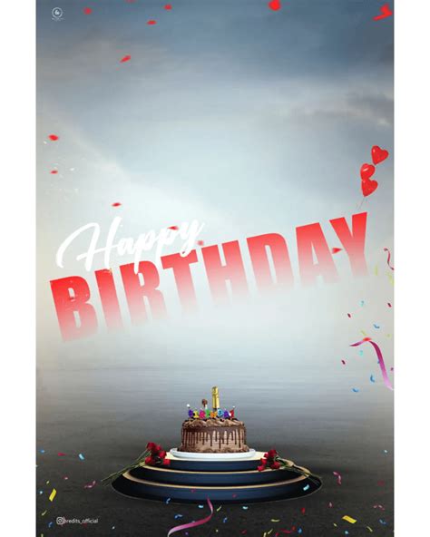 Birthday Background Design For Editing