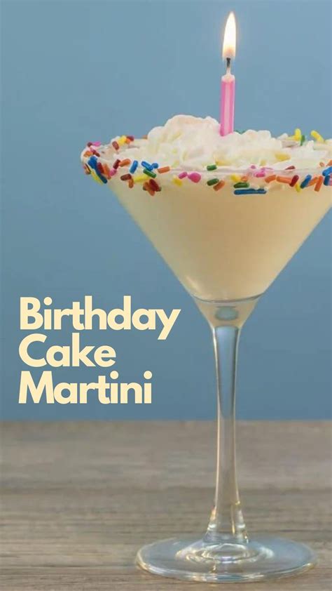 Birthday Cake Flavored Drinks