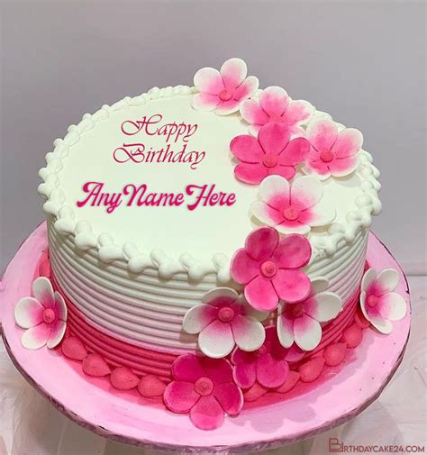 birthday cake with name edit online