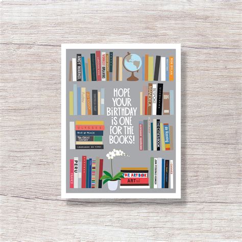 Birthday Cards For Book Lovers