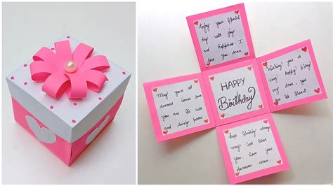 Birthday Gift Box Making