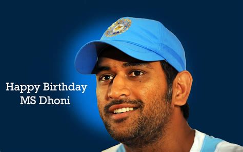 birthday of ms dhoni