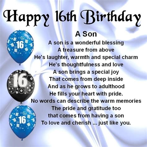 birthday quotes for my son turning 16