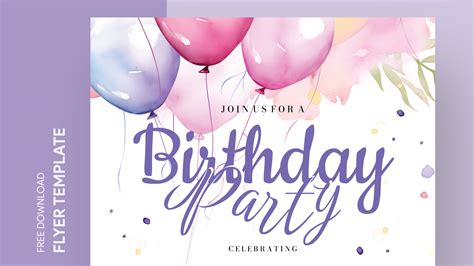 Birthday Template Google Docs