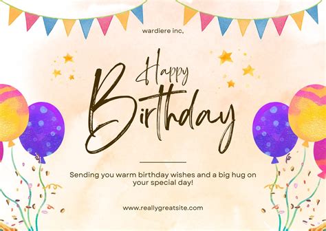 Birthday Template Making