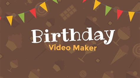 birthday video maker online with music