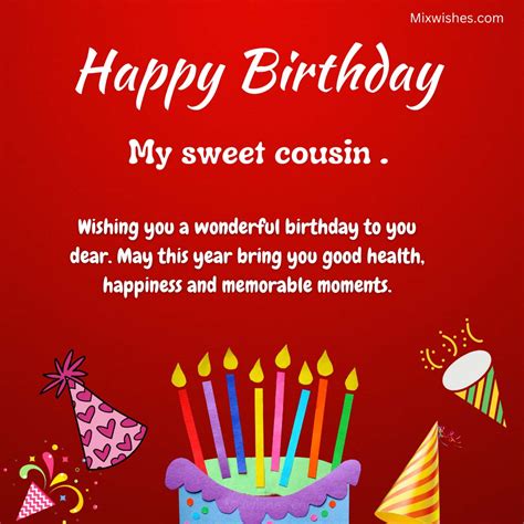 Birthday Wishes for a Cousin
