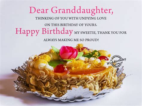 Magnifique Wonderful Granddaughter Birthday Greeting Card Large Luxury