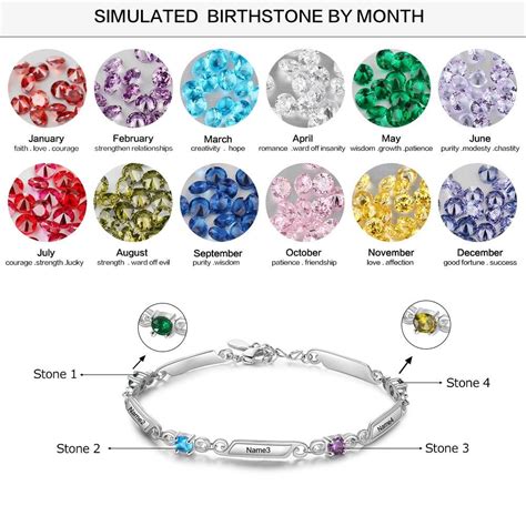 Birthstone Jewelry Bracelets