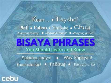 bisaya language examples with meaning