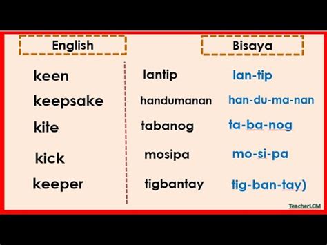 bisaya meaning in english