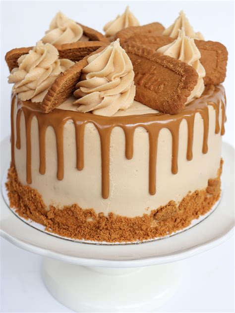 Biscoff Cookie Butter Drip Cake