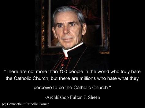 bishop fulton sheen quote on catholicism