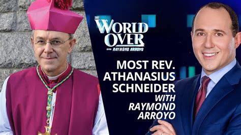 bishop strickland with raymond arroyo