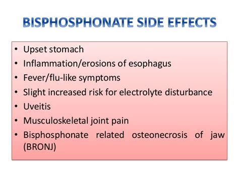 Understanding Bisphosphonates Side Effects: What You Need to Know About Osteoporosis Treatment Risks