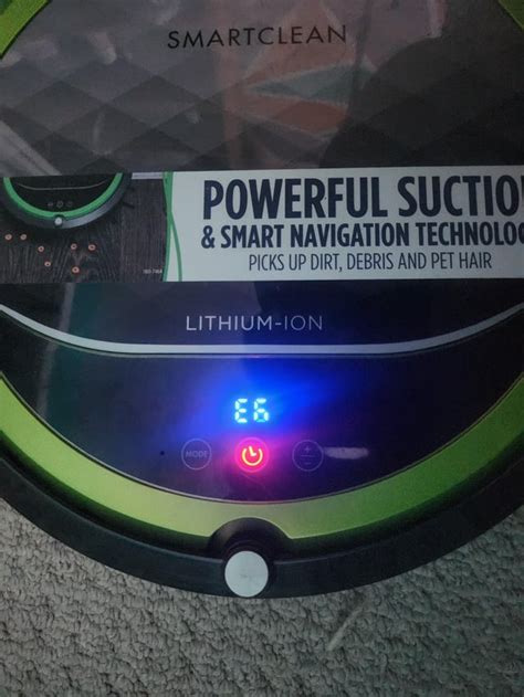 Bissell Smartclean Error Code E6