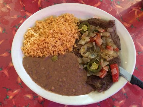 bistec ranchero a la mexicana