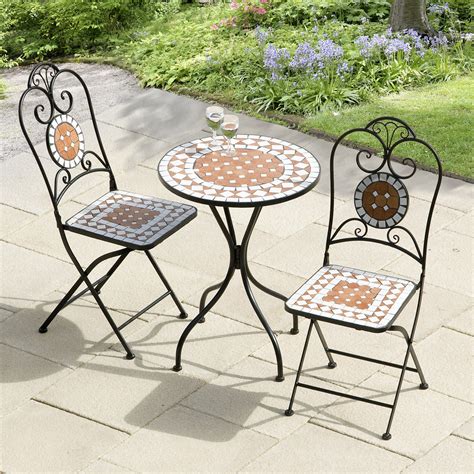 bistro mosaic table set