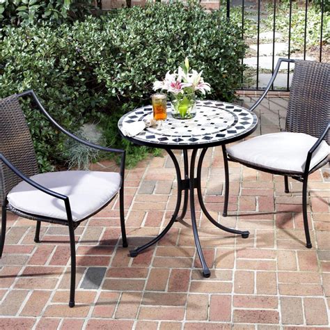 bistro table and 2 chairs outdoor