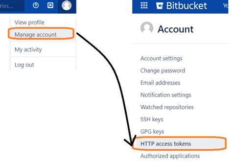 bitbucket rest api create access token