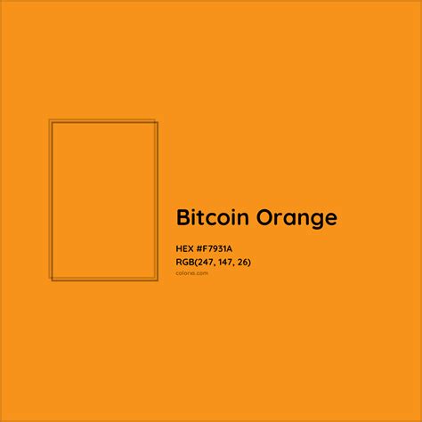 bitcoin color code