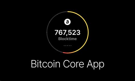 bitcoin core app