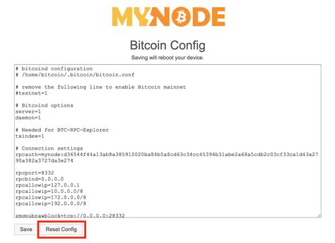 bitcoin core configuration file