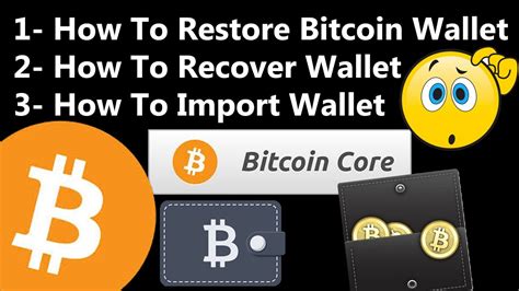 bitcoin core wallet recovery