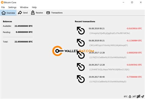 bitcoin core wallet.dat file sample download