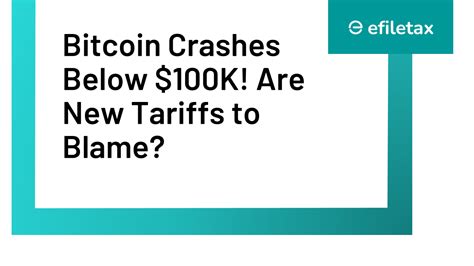 Bitcoin Drops Below 100k