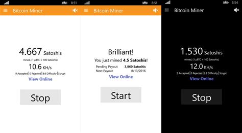 bitcoin mining app windows 10