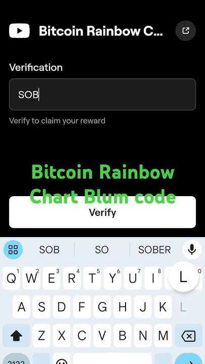 Bitcoin Rainbow Chart Blum Code Verify