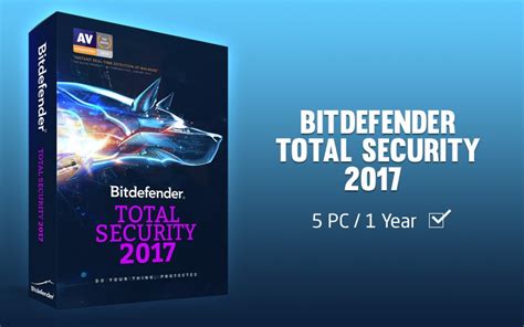 Bitdefender Total Security 2017 Anti Malware Software