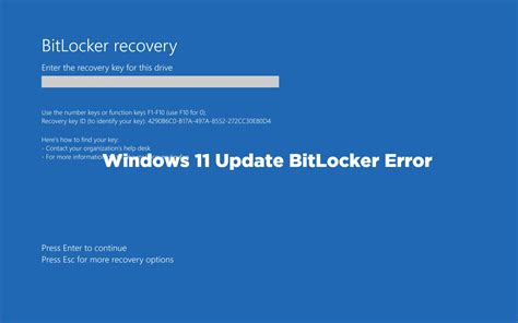 Bitlocker Error
