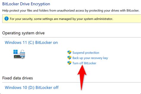 Bitlocker How To Disable