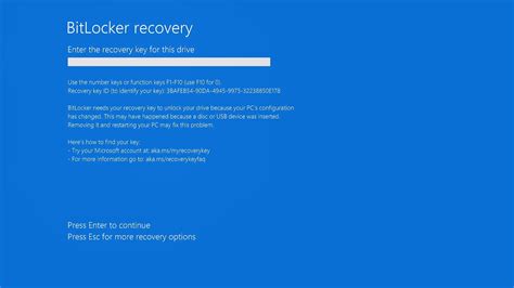 Bitlocker Issue