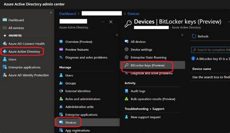 Bitlocker Key Stored In Azure Ad