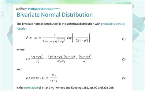 bivariate normal distribution examples