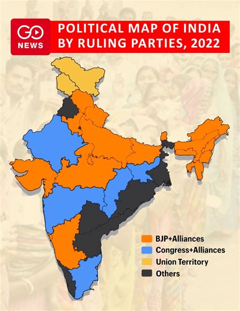 bjp ruling states in india 2022 map