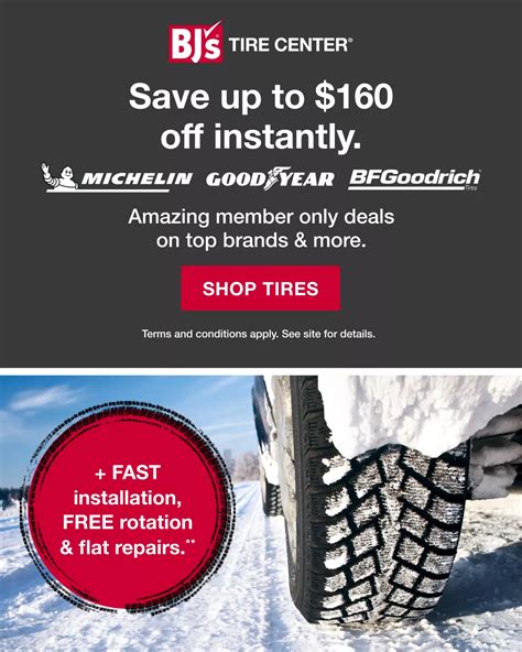 bjs coupons tires