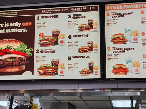 bk whopper cost