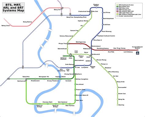 bkk airport rail link map