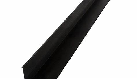 L Angle Aluminum Trim 12.5mm x 3metre (Linished Black