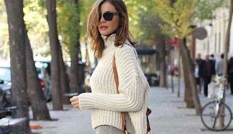 sweater, grid, oversized, black, white, beige, women, streetstyle