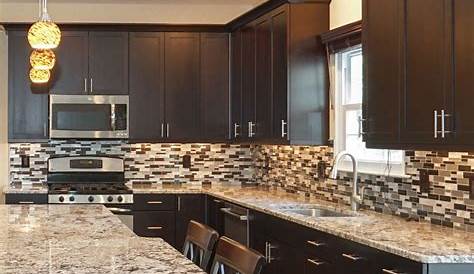 Black And Brown Granite Countertops With White Cabinets 70+ Fresno Kitchen Floor Vinyl Ideas