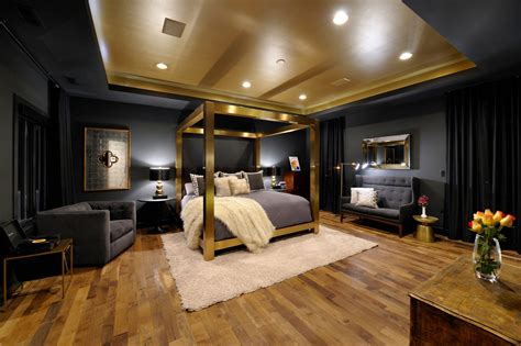 Black White And Gold Bedroom Ideas / Black Gold Bedroom On Pinterest